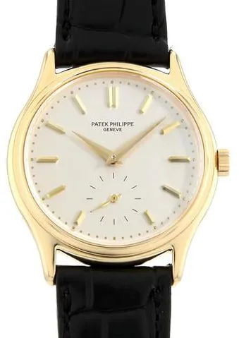 Patek Philippe Calatrava 3923J 32mm Yellow gold Silver