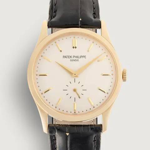 Patek Philippe Calatrava 5196J-001 37mm Yellow gold Silver