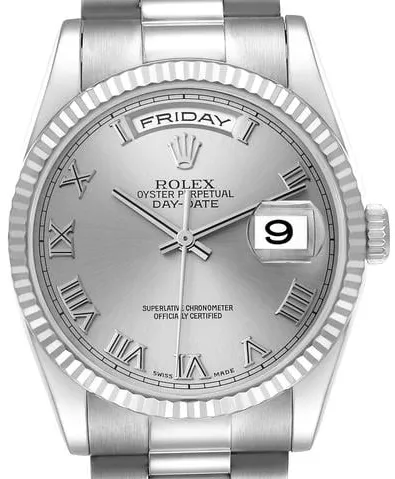 Rolex Day-Date 36 118239 36mm White gold White