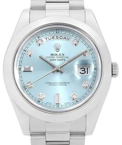 Rolex Day-Date II 218206A 41mm Diamond Blue