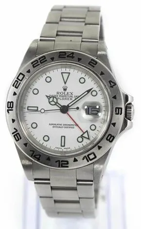 Rolex Explorer II 16550 40mm Stainless steel White