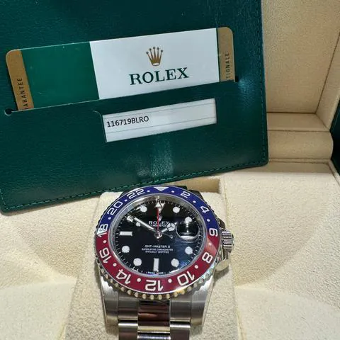 Rolex GMT-Master II 116719BLRO 40mm White gold Black 6