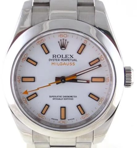 Rolex Milgauss 116400 40mm Stainless steel White