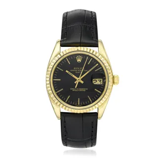 Rolex Oyster Perpetual Date 1503 14k yellow gold Black