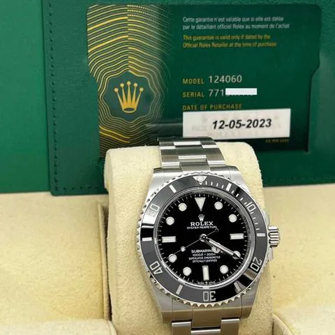 Rolex Submariner 124060 41mm Stainless steel Black