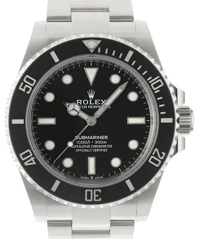 Rolex Submariner (No Date) 41 124060 41mm Stainless steel Black