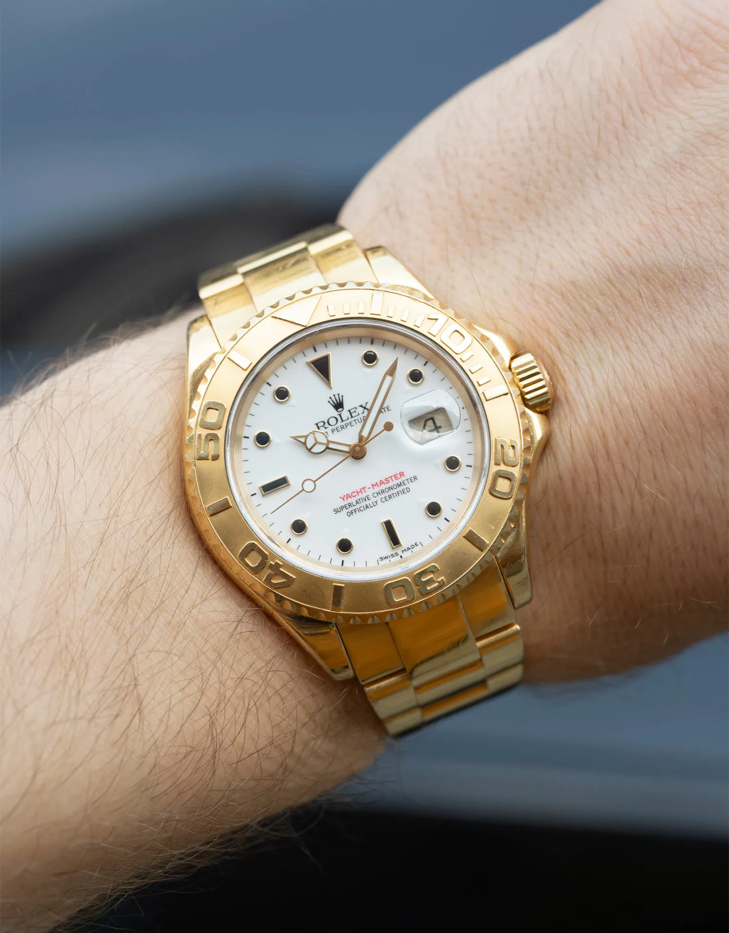 Rolex Yacht-Master 40 16628 40mm Yellow gold White 4