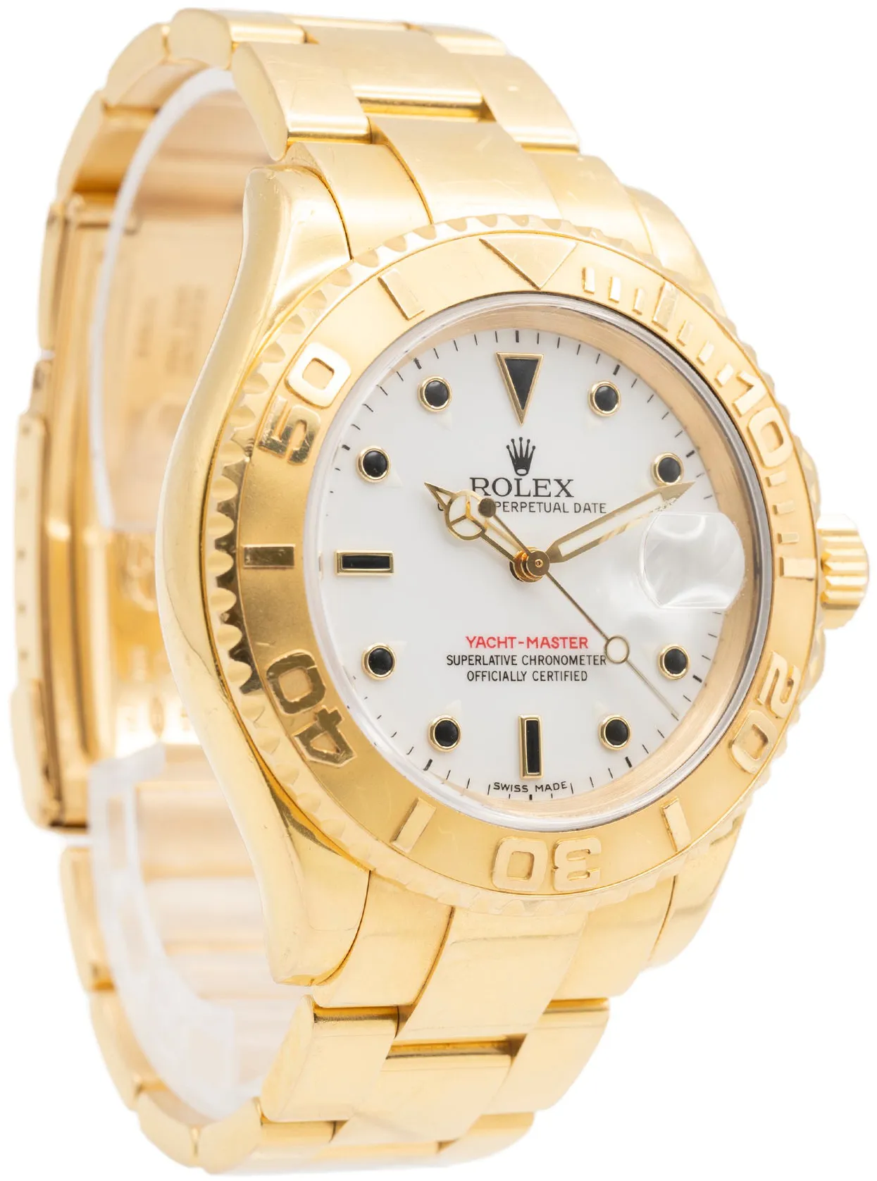 Rolex Yacht-Master 40 16628 40mm Yellow gold White 6