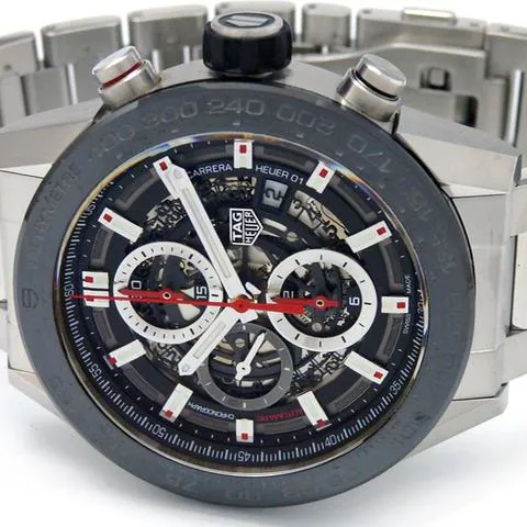 TAG Heuer Carrera CAR2A1W.BA0703 43mm Stainless steel Skeleton 1