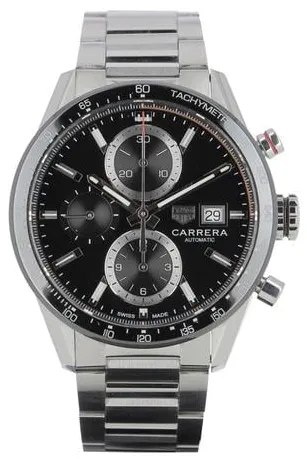 TAG Heuer Carrera CBM2110 41mm Stainless steel Black