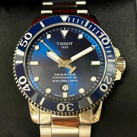 Tissot Seastar 1000 T120.407.11.041.03 43mm Stainless steel Blue