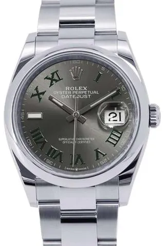 Rolex Datejust 36 126200 36mm Stainless steel Gray