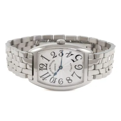 Franck Muller Cintree Curvex 7502 QZ 32mm Stainless steel Silver 3