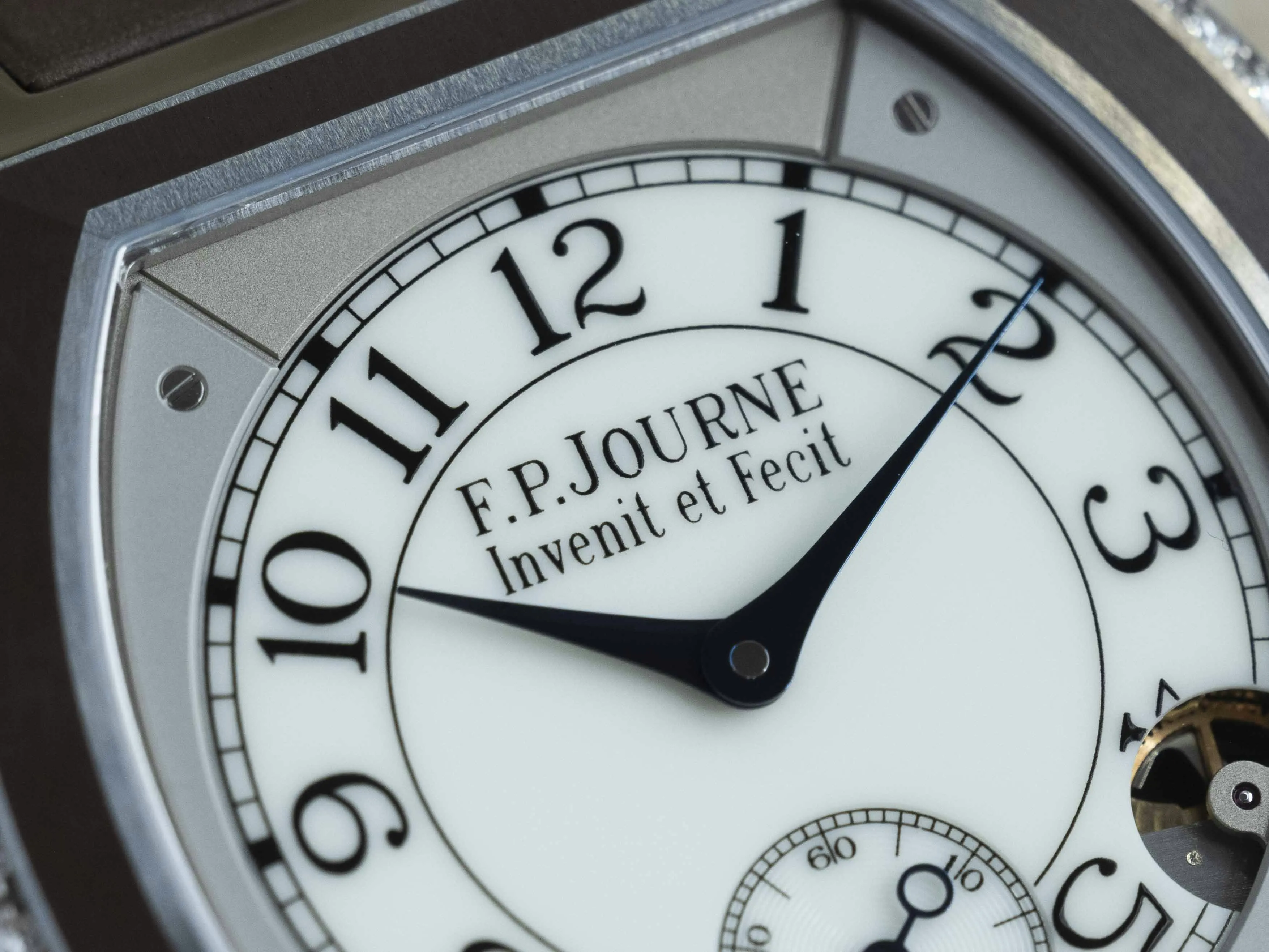 F.P. Journe Elegante 35mm Titanium and Diamond White 6