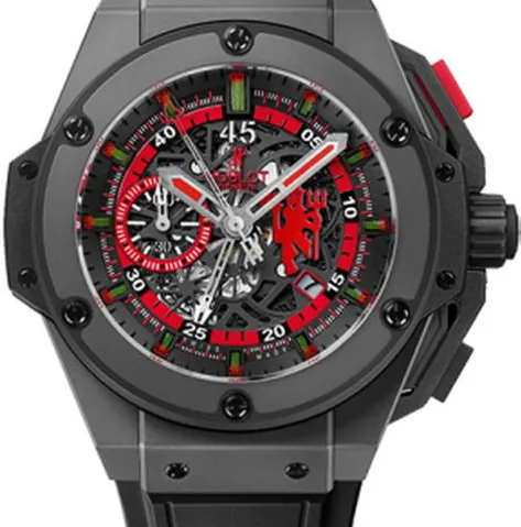 Hublot King Power 716.CI.1129RX.MAN11 48mm Ceramic Skeletonized