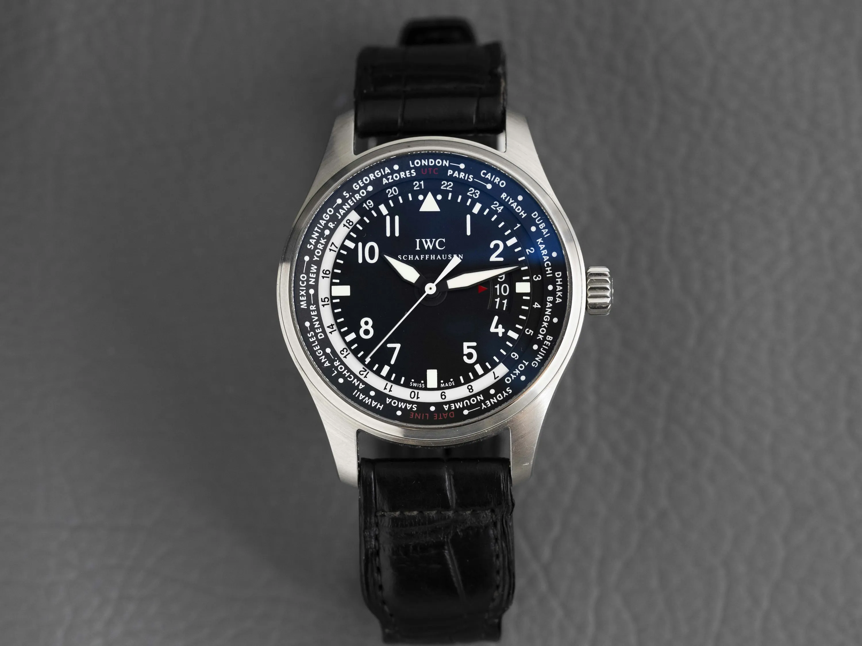 IWC Pilot IW326201 45mm Stainless steel Black 6