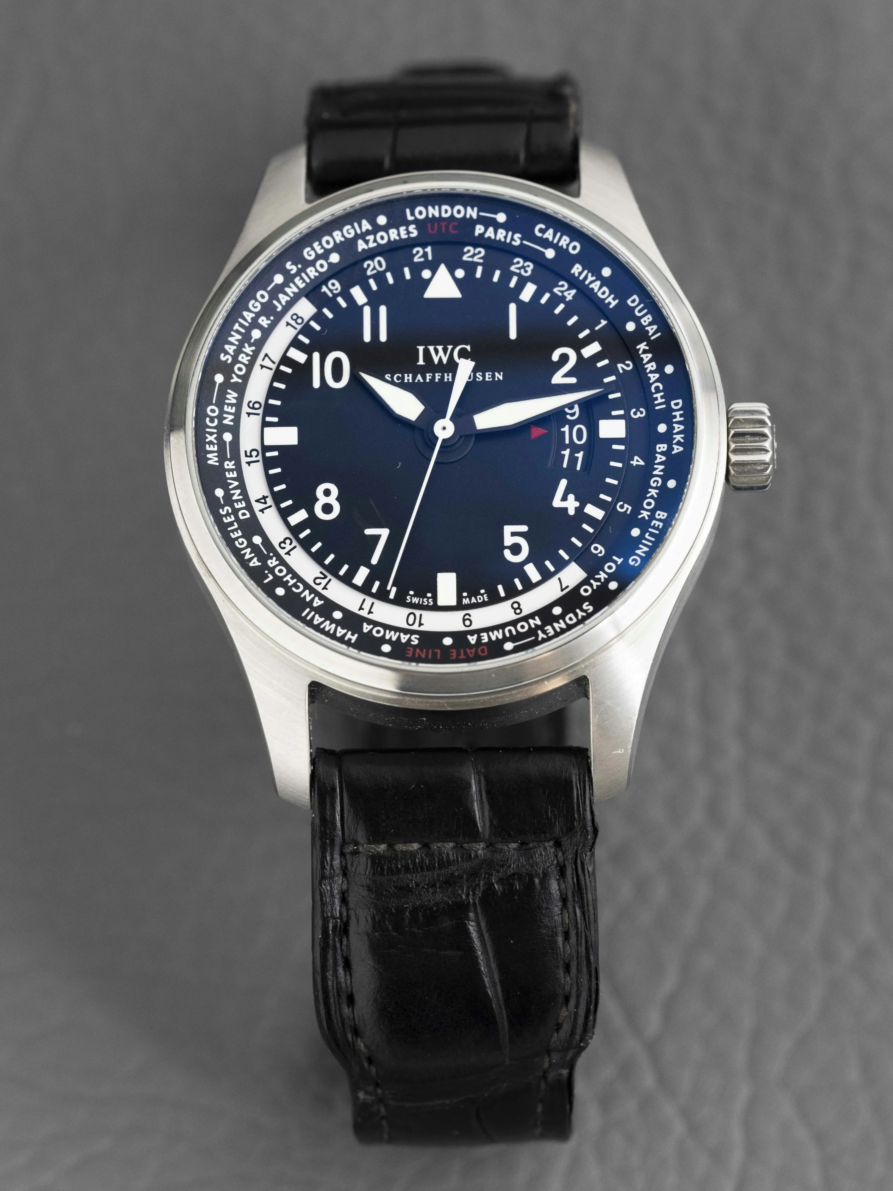 IWC Pilot IW326201 45mm Stainless steel Black 7