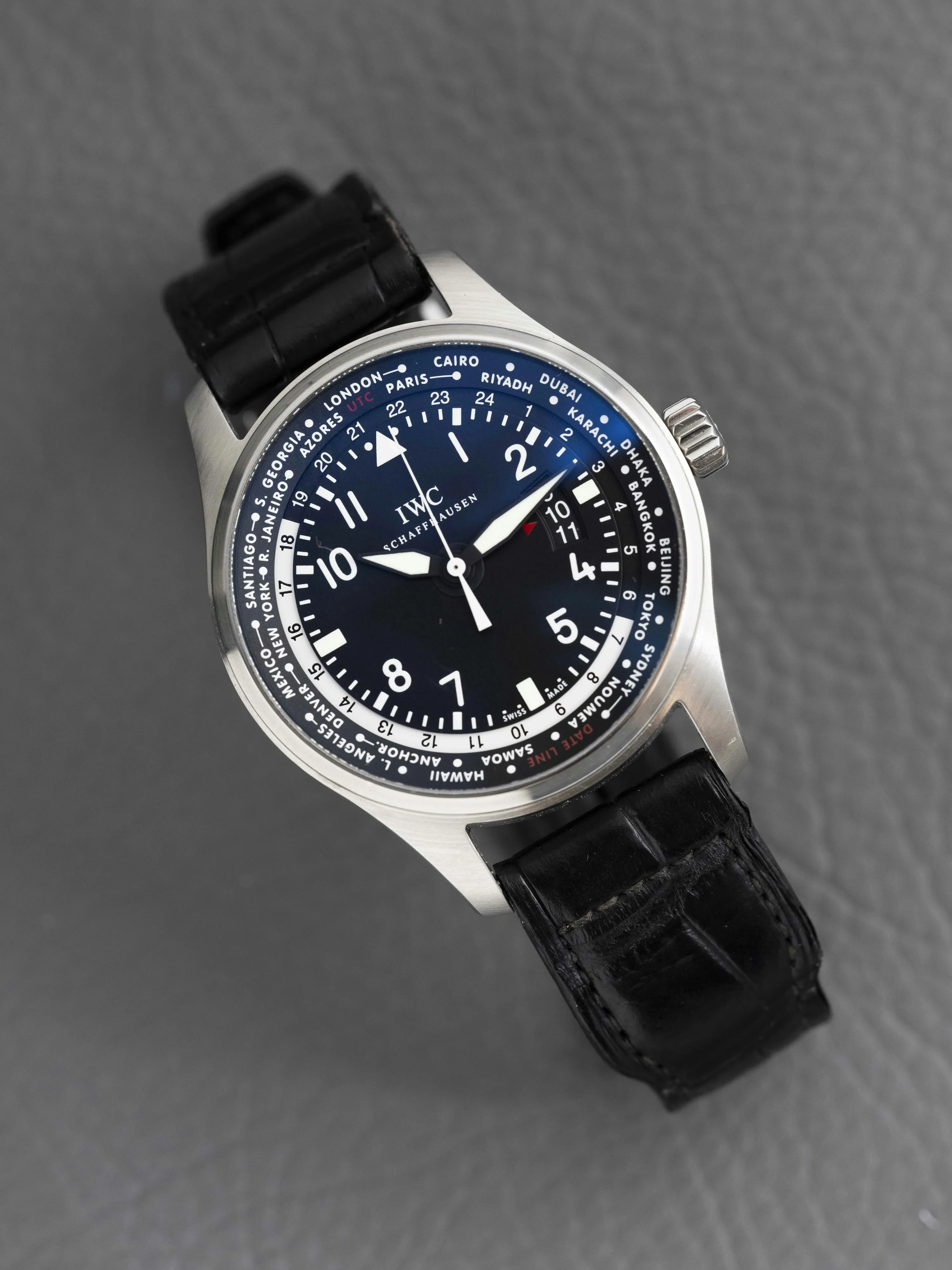 IWC Pilot IW326201 45mm Stainless steel Black 8