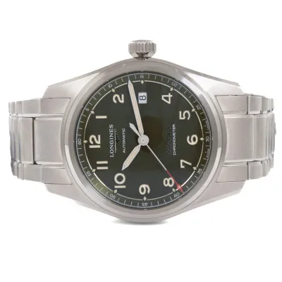 Longines Spirit L3.810.4.03.6 40mm Stainless steel Green 5