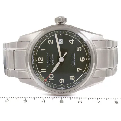 Longines Spirit L3.810.4.03.6 40mm Stainless steel Green 6