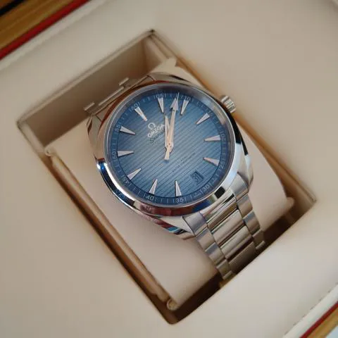 Omega Aqua Terra 150M 220.10.41.21.03.005 41mm Stainless steel Blue 1