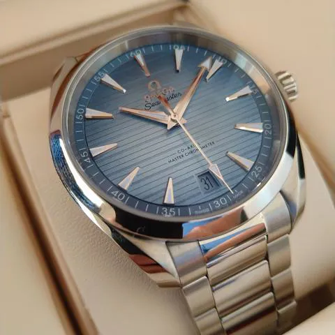 Omega Aqua Terra 150M 220.10.41.21.03.005 41mm Stainless steel Blue 5