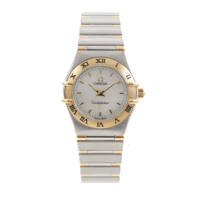 Omega Constellation 795.1203 23mm 18ct yellow gold and stainless steel Mother-of-pearl