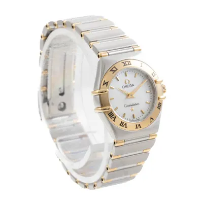 Omega Constellation 795.1203 23mm 18ct yellow gold and stainless steel Mother-of-pearl 1