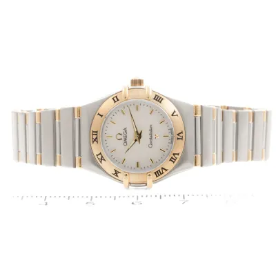 Omega Constellation 795.1203 23mm 18ct yellow gold and stainless steel Mother-of-pearl 4