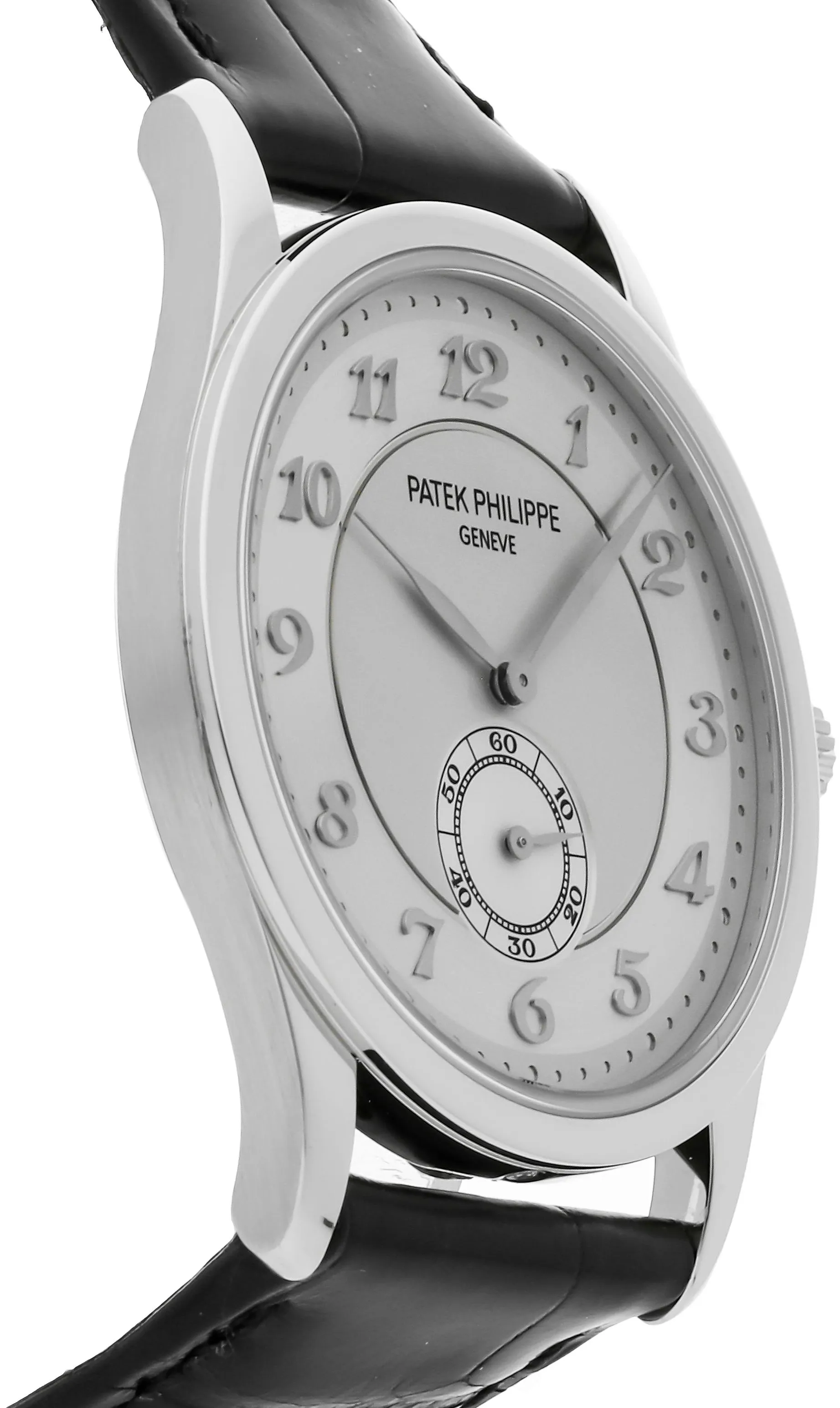 Patek Philippe Calatrava 5196P-001 37mm Platinum Silver 2