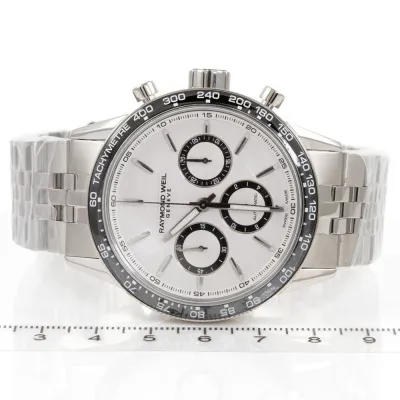 Raymond Weil Freelancer 43.5mm Stainless steel White 5