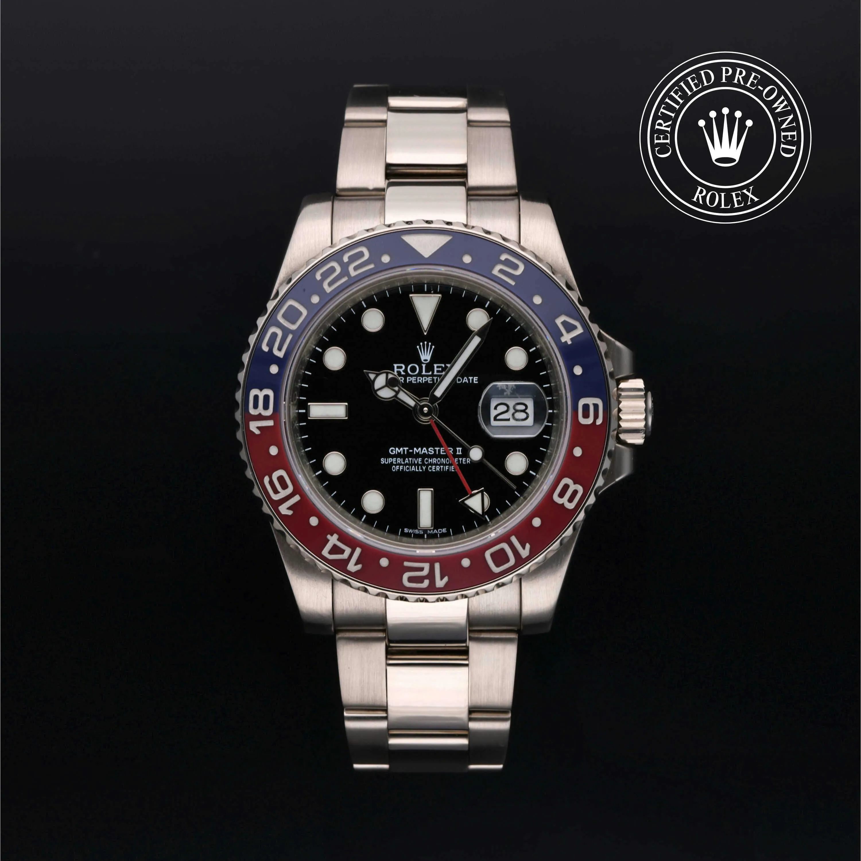 Rolex GMT-Master II 116719BLRO-0001 40mm White gold Black