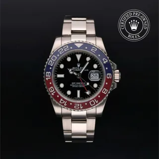 Rolex GMT-Master II 116719BLRO-0001 White gold Black