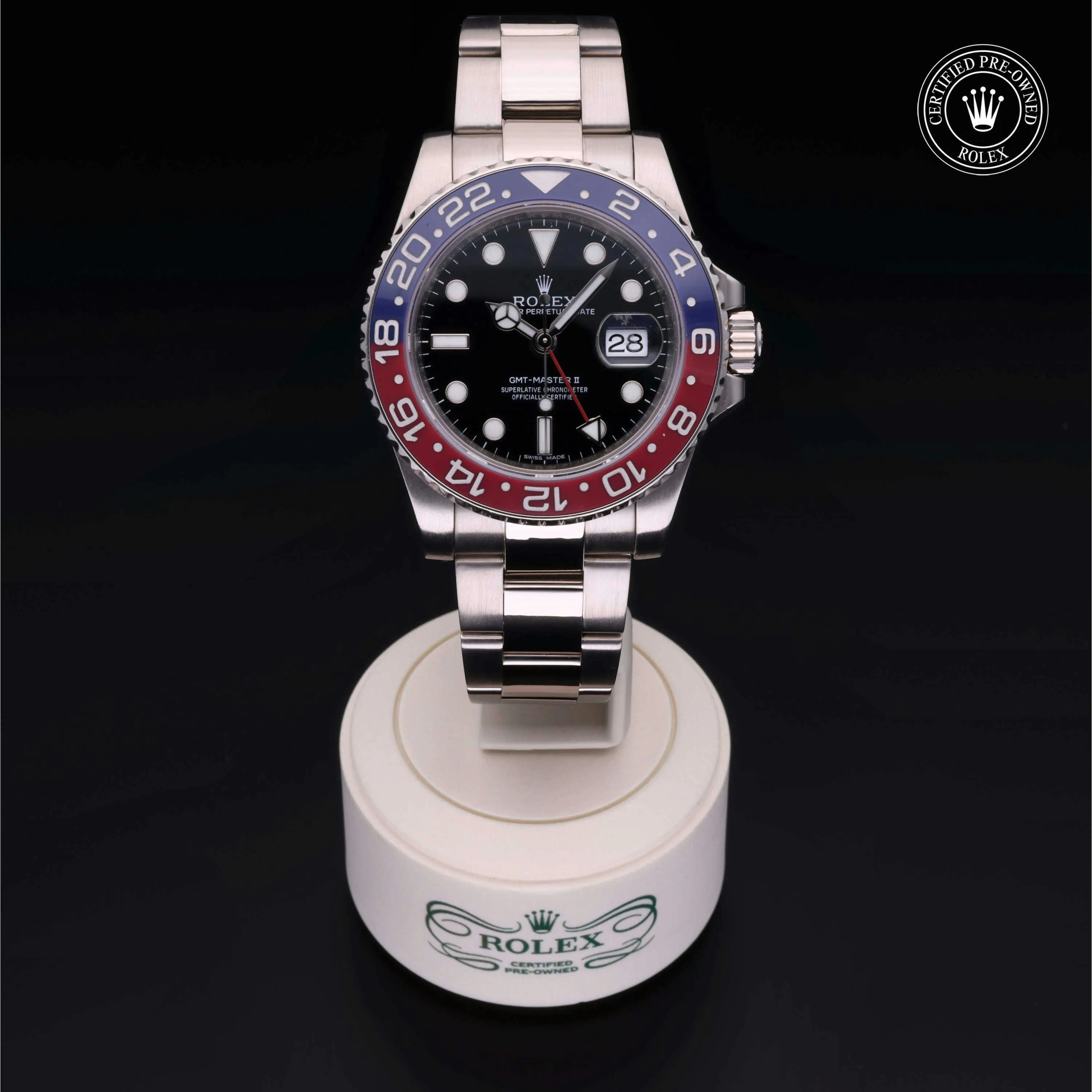 Rolex GMT-Master II 116719BLRO-0001 40mm White gold Black 1