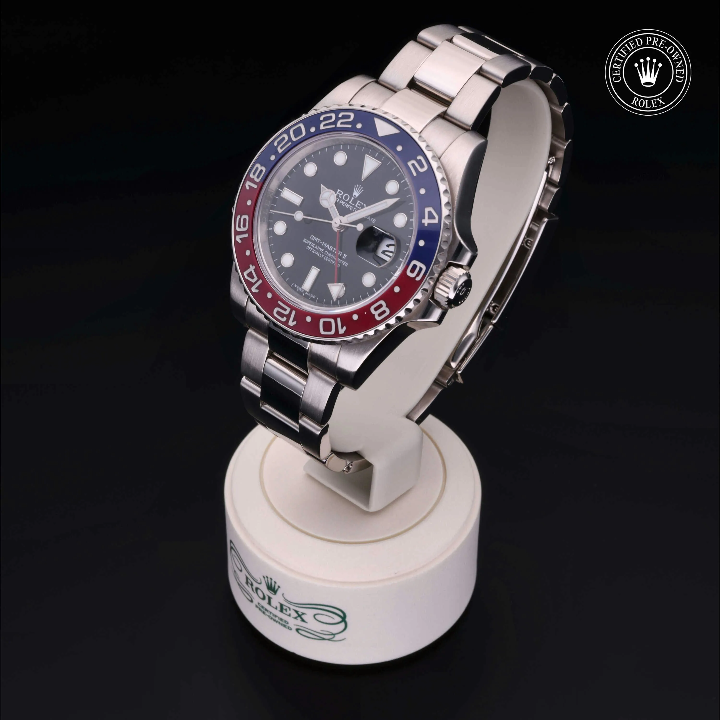 Rolex GMT-Master II 116719BLRO-0001 40mm White gold Black 2