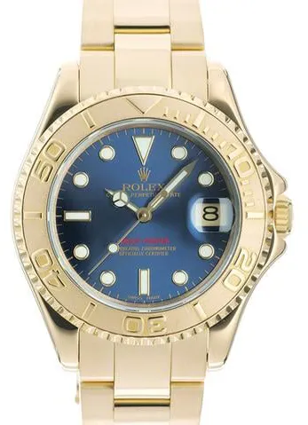 Rolex Yacht-Master 68628 35mm Yellow gold Blue