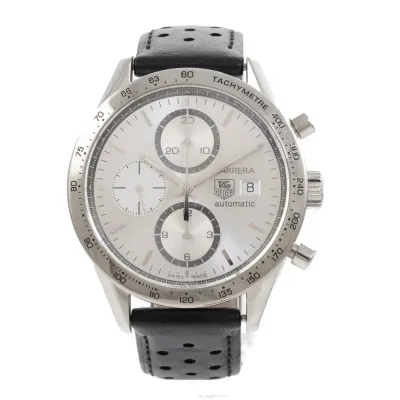 TAG Heuer Carrera CV2017-1 41mm Stainless steel Silver