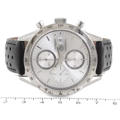 TAG Heuer Carrera CV2017-1 41mm Stainless steel Silver 4