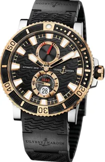 Ulysse Nardin Marine 265-90 Yellow gold and Stainless steel Black