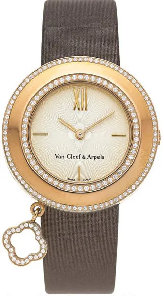 Van Cleef & Arpels Charms 32mm Rose gold and Diamond White