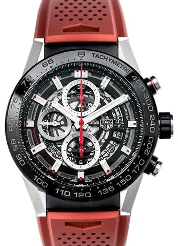 TAG Heuer Carrera CAR2A1Z.FT6050 45mm Stainless steel Skeleton