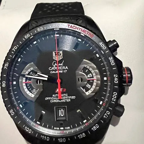 TAG Heuer Grand Carrera CAV518B 43mm Titanium Black