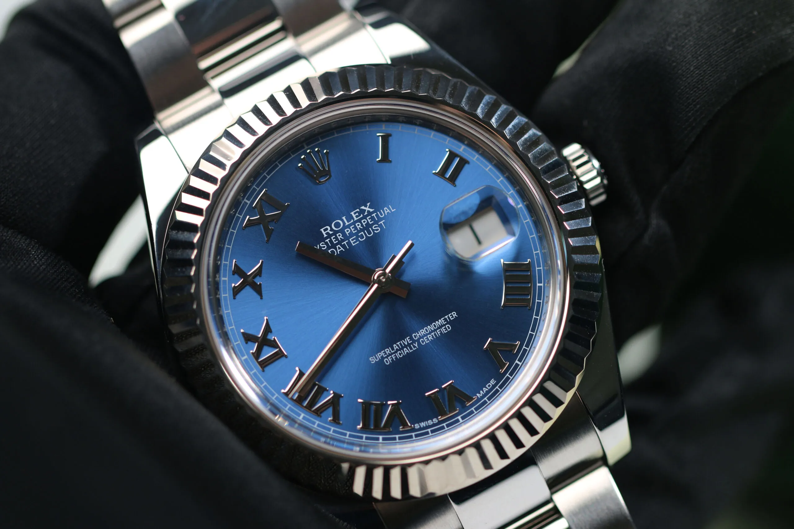 Rolex Datejust II 116334 41mm Or/acier bleu