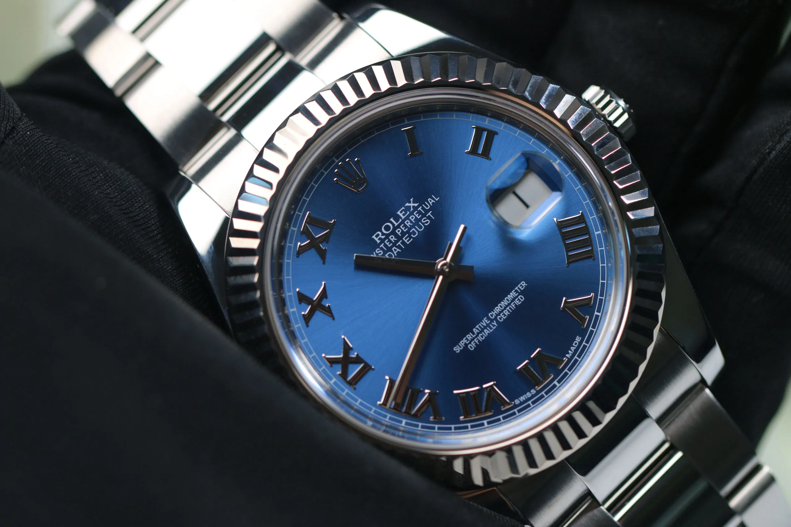 Rolex Datejust II 116334 41mm Or/acier bleu 1