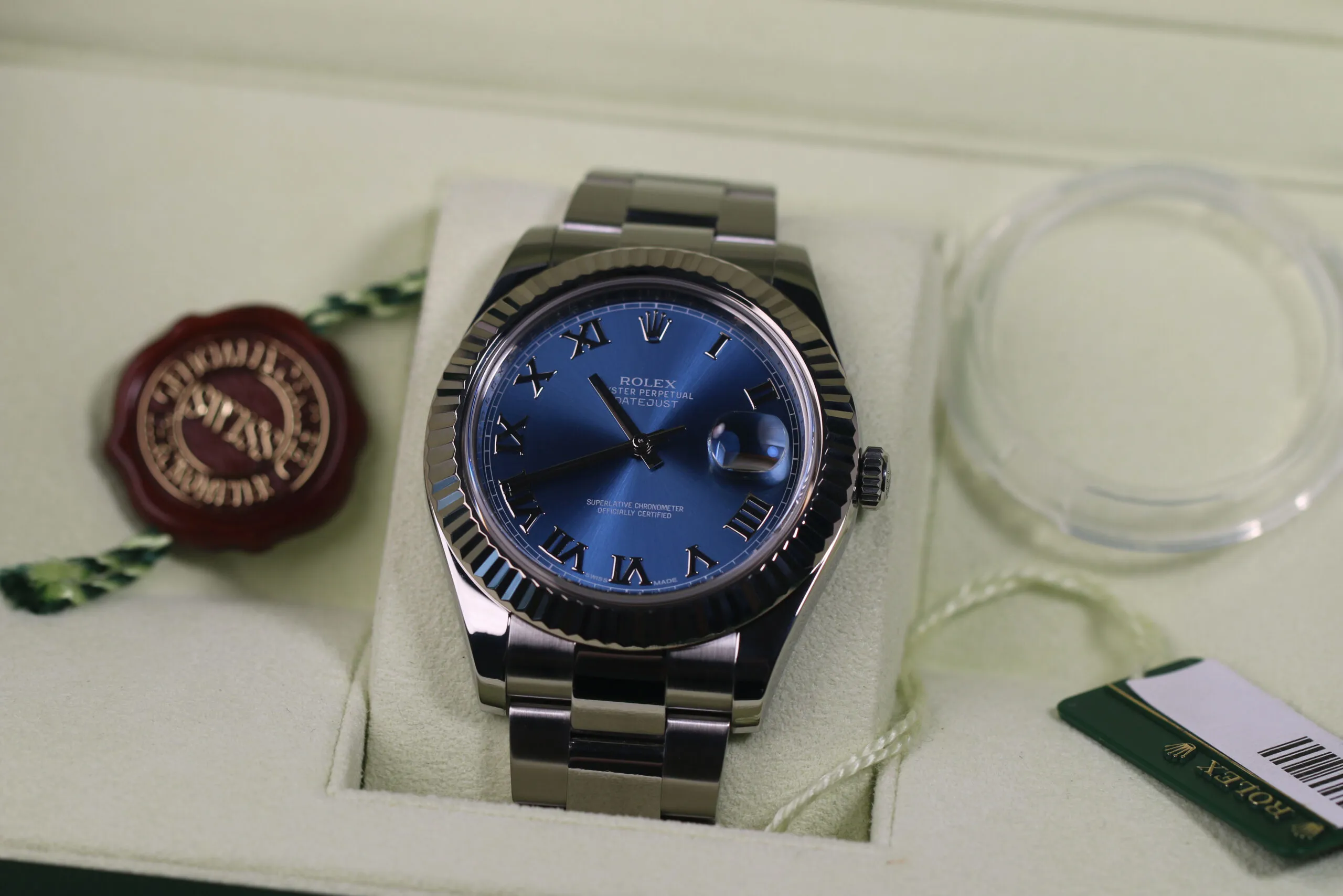 Rolex Datejust II 116334 41mm Or/acier bleu 4