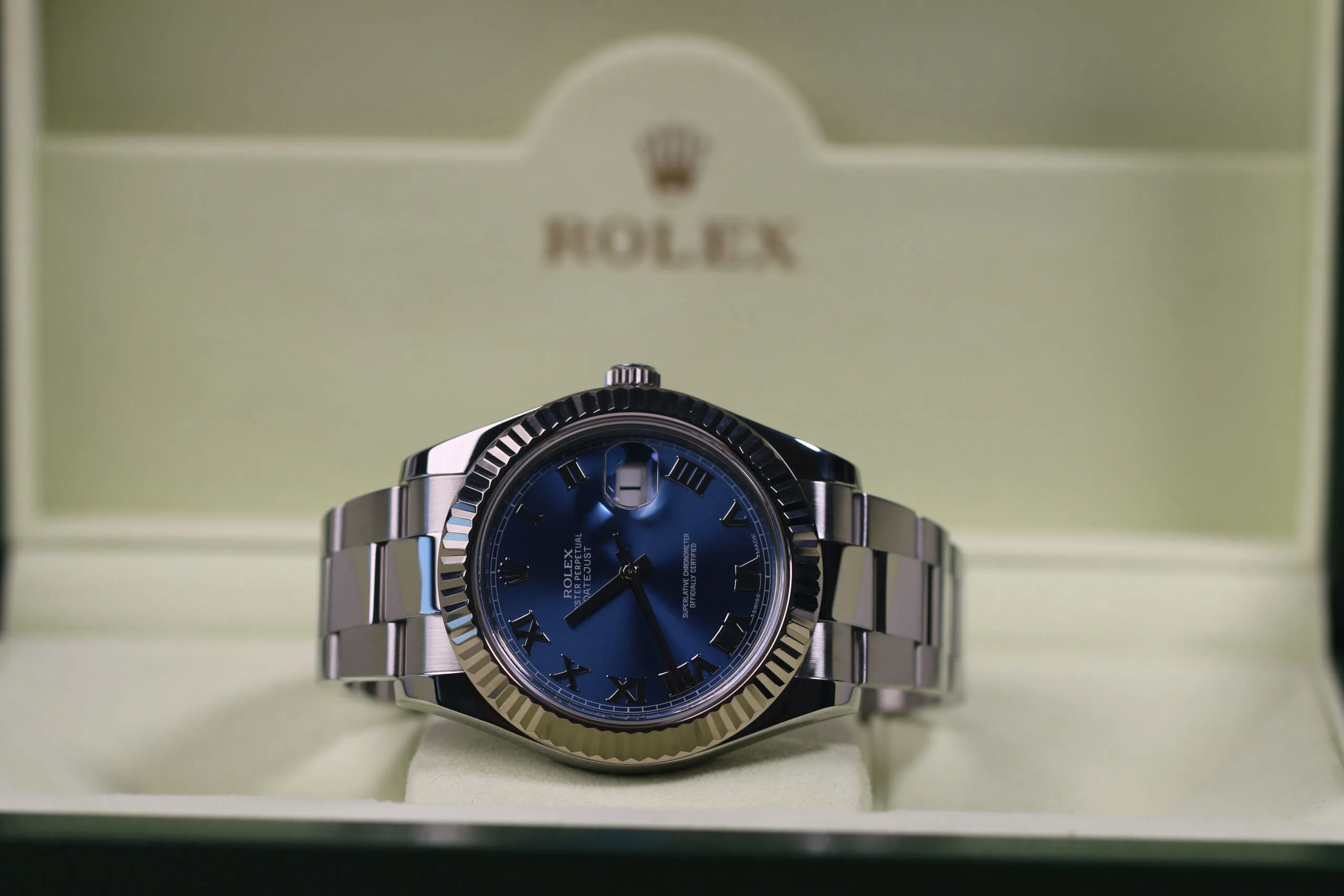 Rolex Datejust II 116334 41mm Or/acier bleu 5