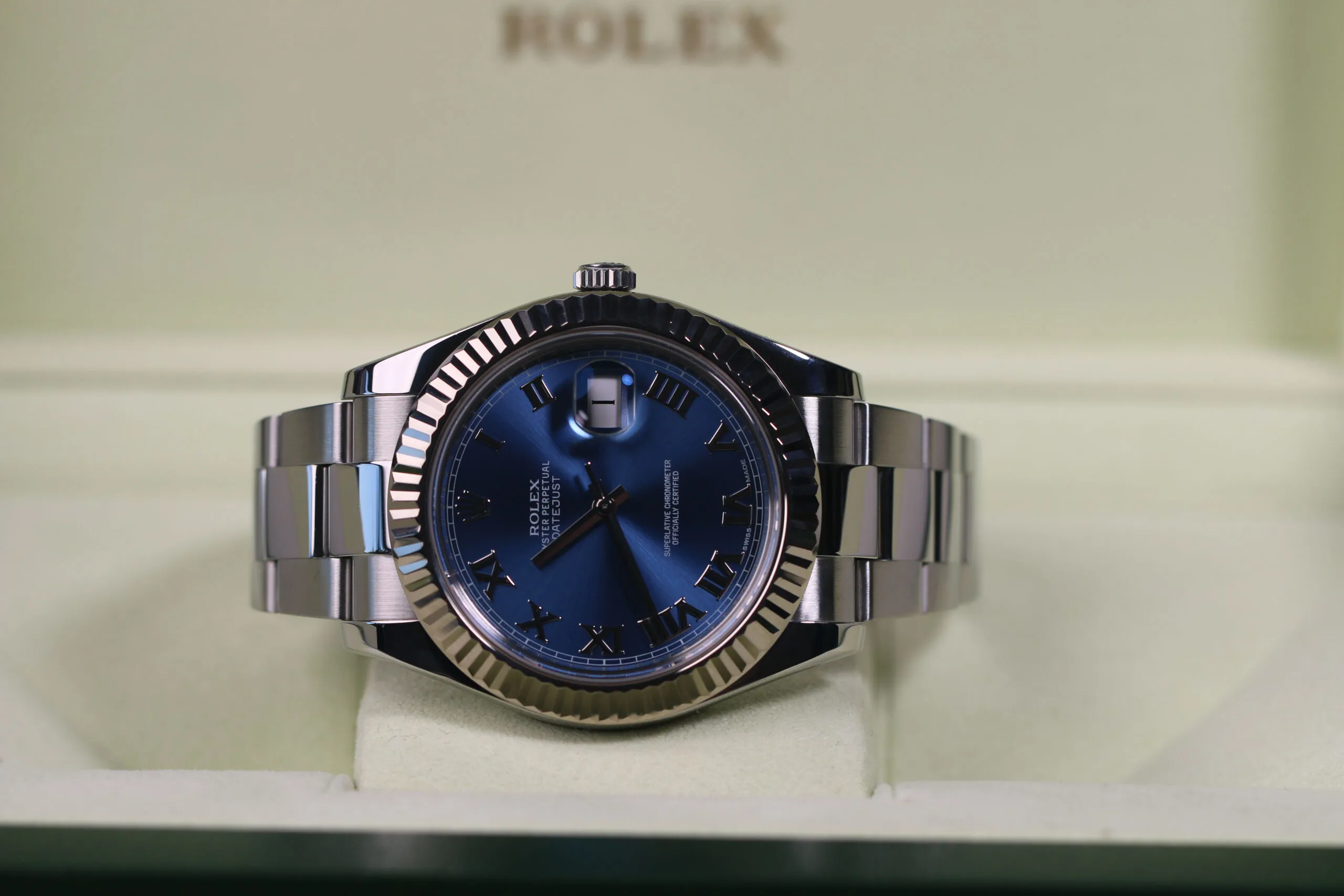 Rolex Datejust II 116334 41mm Or/acier bleu 6