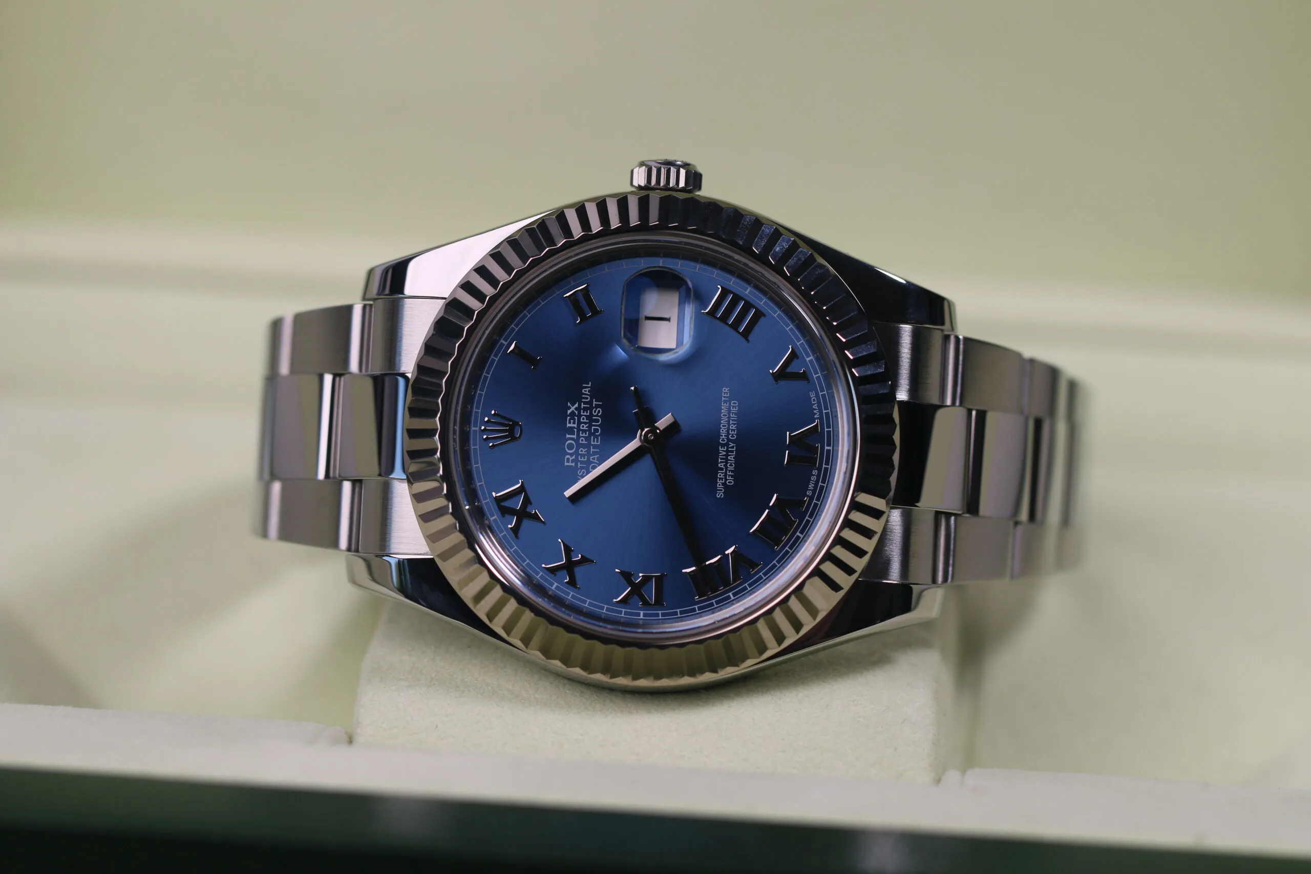 Rolex Datejust II 116334 41mm Or/acier bleu 7