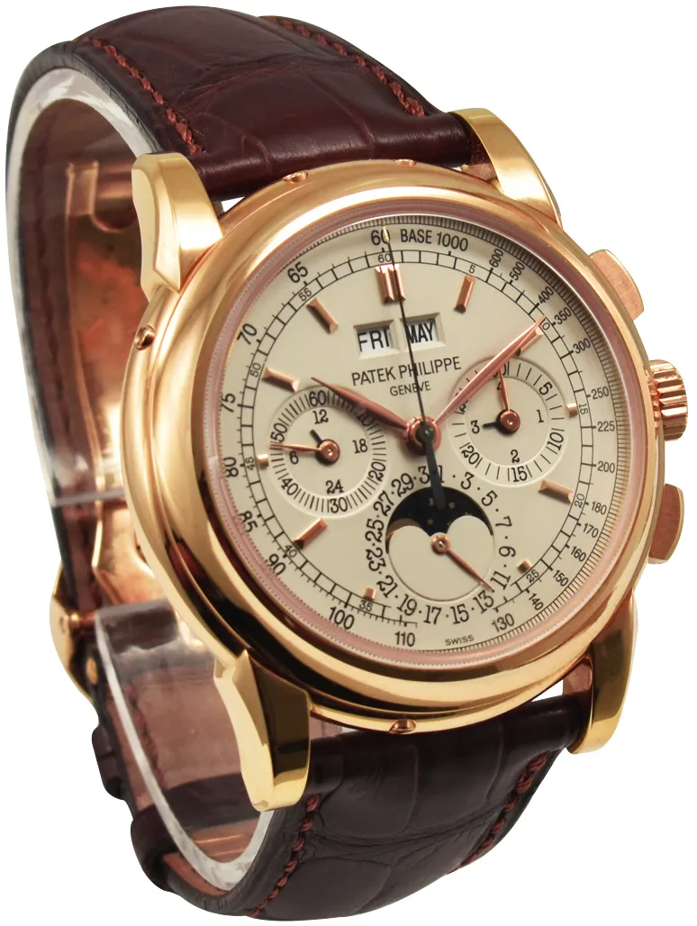 Patek Philippe Perpetual Calendar Chronograph 5970R-001 40mm Rose gold Silver 2