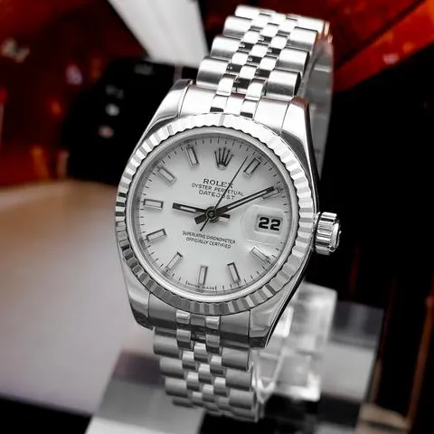 Rolex Lady-Datejust 179174 26mm Stainless steel White 1